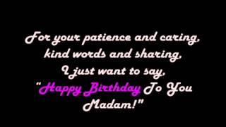 Happy Birthday