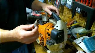 How To Change A Spark Plug And Air Filter On A BG36 Stihl Leaf Blower And Other Brands