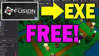 How to save EXE files in Clickteam Fusion 2.5 FREE version