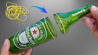 Few people know this Secret idea! how to cut glass bottle at home ! Mr. Ashish