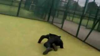 BOY BREAKS LEG