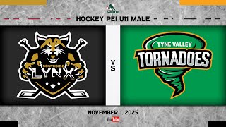 Southside Lynx U11 Male vs Tyne Valley Tornadoes - 2025-11-01