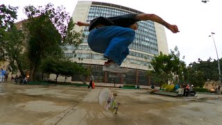 Bogotá Vibes: Mobtown Crew Hits Parque Santander in the Rain!