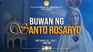 LIVE NOW | Buwan ng Santo Rosaryo (Oktubre 1, 2021 | 9:00 PM)