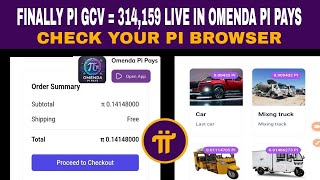 PI NETWORK: PI GCV = 314,159 LIVE In ‎OMENDA PI PAY Marketplace | Check‎ Your Browser
