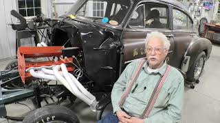 Rerouting Brake Lines, New Heat Shield, 1949 Chevrolet Gasser