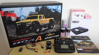Cross-RC PG4A Adventurer Pick-up Truck 1:10 Scale RC Crawler Kit - Unboxing & preparation for build
