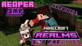 REAPER SMP ARCHIVE! My New Realm! JOIN US! Hard Difficulty, Survival Live! Minecraft Bedrock/Java