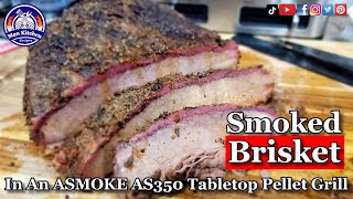 How I Smoked A Brisket In My ASMOKE AS350 Portable Pellet Grill