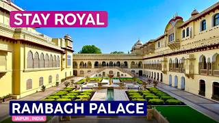 Is This the World's Best Hotel? | RAMBAGH PALACE, Jaipur 🇮🇳