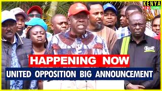 LIVE - Gachagua, Matiangi & Kalonzo addressing the Nation from Makueni