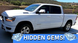Ram 1500 Big Horn - Hidden Features and Gems 2019 2020 2021