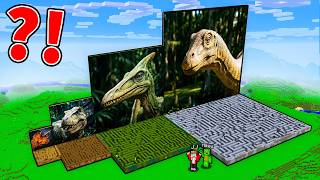 JJ and Mikey Survive Inside DINOSAURS MAZE in Minecraft - Maizen