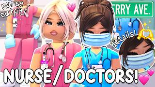 Realistic DOCTOR & NURSE OUTFIT TUTORIALS For Berry Avenue!