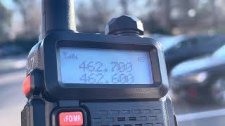 GMRS FRS Simplex Repeater Range Test 462.700 MHz 162.2 Hz “Downtown 700” Richmond Virginia