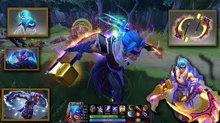 Anti Mage Best Mix set with Golden Basher Blades with Guilt of the Survivor/Fervent Conscript Dota 2