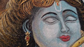 Special and unique krishna ji 🙏rangoli | stey by step krishna Rangoli |rangoli