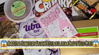 Must See @craftyhilogirl Amazing Prizemail: Snacks from Hawaii!