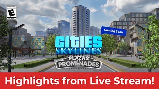 Plaza & Promenades live Stream highlights and review