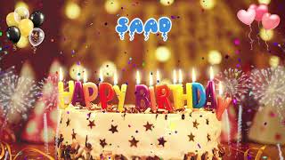 SAAD Birthday Song – Happy Birthday Saad