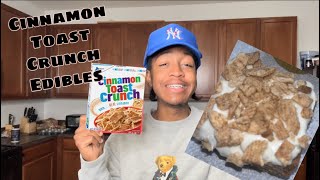 Cinnamon Toast Crunch Edible Brownies !!