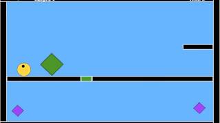 Geometry Friends - Rectangle Gameplay Demonstration