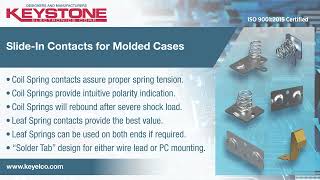 Keystone Battery Clips and Contacts Video-2022updated