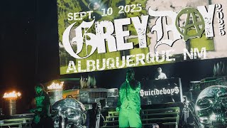 GREYDAY 2025 - ALBUQUERQUE NM - SEPT 10th 2025 - $UICIDEBOY$ - BONES - NIGHT LOVELL - GERM - CHETTA