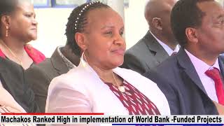 Wavinya Ndeti feted for excellence in World Bank - funded projects implementation.