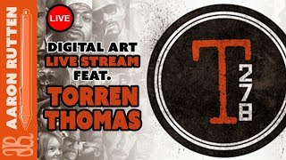  LIVE: Halloween Digital Art Live Stream feat. Torren Thomas - #DigitalArt