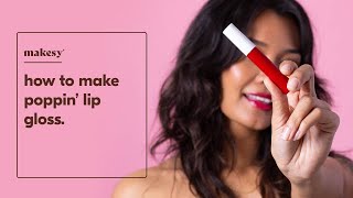 how to make natural lip gloss 💋 beginner friendly DIY non-sticky lip gloss recipe