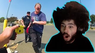 Homeless Ex-Veteran Attacked Police in Parking Lot?!