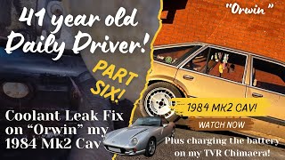 Mk2 Cavalier coolant pipe replacement on Orwin, plus thermostat housing and charging the TVR battery