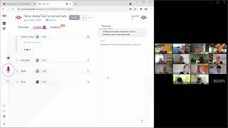 Automated Zoom meeting notes live streamed on YouTube by Waipa District Council
