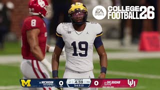 Michigan Wolverines v Oklahoma Sooners College Football 26 Gameplay
