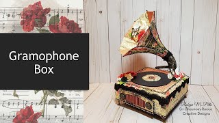 2020 Off The Page Collab with Scrapdaworld | Gramophone Box