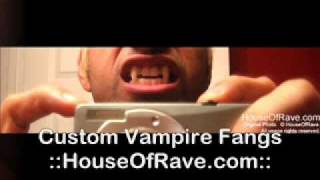 Custom-Fit Vampire Fangs - HouseOfRave.com
