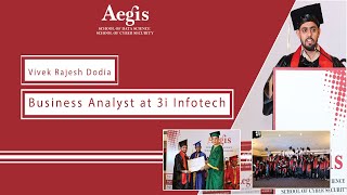 Vivek Dodia, Aegis Alumni sharing experience @Aegis School of Data Science #ai #ml #datascience