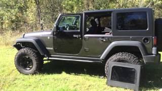 Jeep JKU Front Full Doors With Rear Half Doors and Hardtop Jeep Wrangler