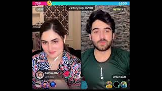 TikTok live Umer butt vs beautiful sameera batt funny video