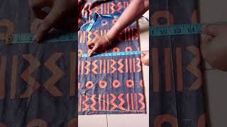 How to cut pop sleeve #unboxing #tailoring #tailor #tutorial #sewing #clothes #nigeria #viralvideo