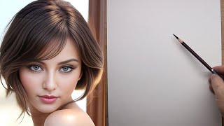 My Face Drawing Practice: how to draw portraits for beginners |  Easy Portrait Drawing Tutorial
