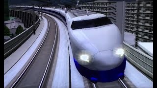 Driving the 100 series(G set)Kodama from Shin-Osaka to Hiroshima(DDG:Sanyo Shinkansen Line #6)