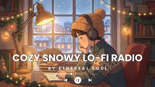 🎄 Cozy Snowy Lo-Fi Radio ☕ Snowy Window Beats ❄️
