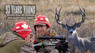 93 YEAR OLD HUNTING WORLD CLASS 204" MULE DEER!  | "93 Years Young" Film