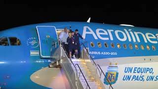 Argentina Football Team players reach Buenos Aires after World Cup Won