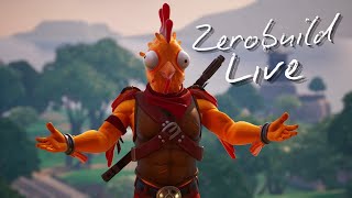 Casual Gamer🔴 Live Playing Fortnite Zerobuild 🐔  First Stream back from Vaca!