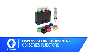 GCI Series Grease Injectors - Changing Grease Dispense Output