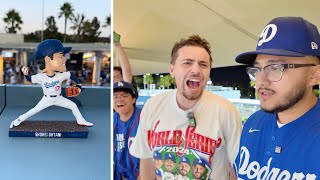 Shohei Ohtani Bobblehead Night At Dodger Stadium (Reactions)