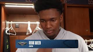 Derik Queen on big lineup, 3Q run | Pelicans-Grizzlies Postgame Interview 1/30/26